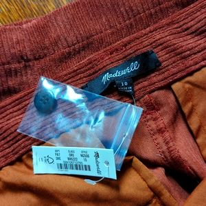 Madewell size 10 corduroy trousers